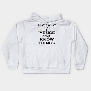 I Fence Kids Hoodie